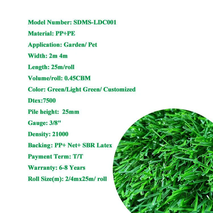 artificial grass synthetic turf specification