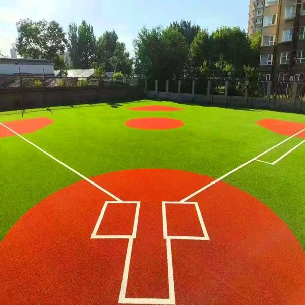 colorful baseball grass